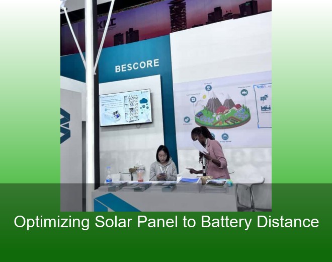 Optimizing Solar Panel to Battery Distance